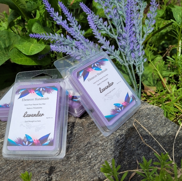 Lavender Wax melts,  Hand pour, Coconut wax blend - Picture 4 of 4